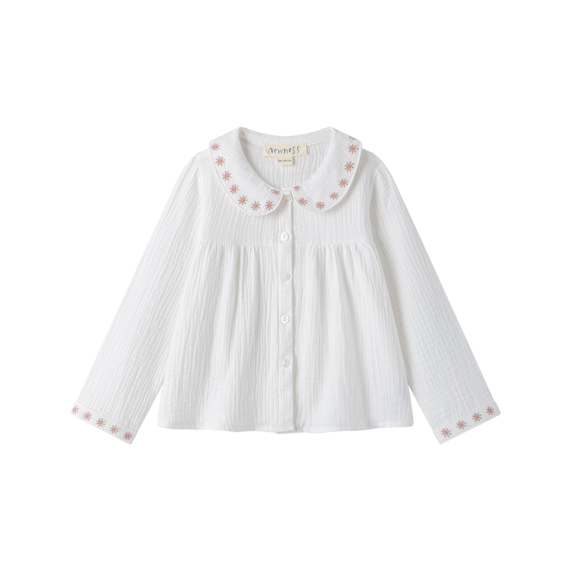 Camisa cuello bordado - Imagen 2